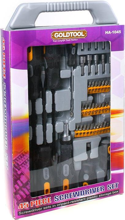 Actual product image InLine Screwdriver bit set, 45 pieces