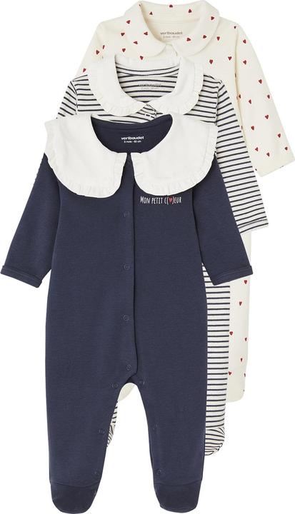 Produktbild Vertbaudet 3er-Pack Baby Strampler aus Interlock Oeko-Tex (74)