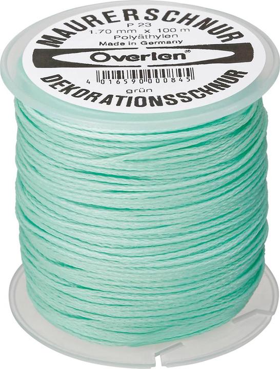 Produktbild HP Autozubehör Maurerschnur Länge 100 m Ø 1,7 mm 30 kg Polyethylen grün (100 m)