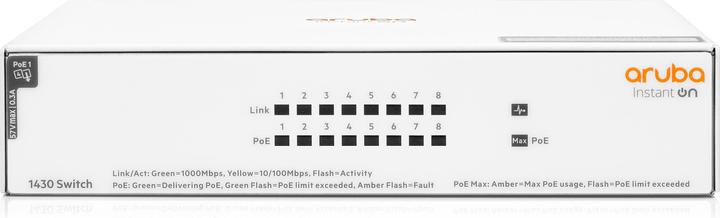 Produktbild Aruba Instant On 1430 PoE (8 Ports)