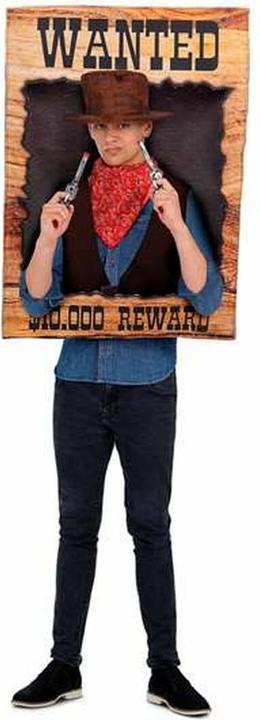 Produktbild My Other Me Verkleidung für Erwachsene Wanted Einheitsgrösse Cowboy 3 Stücke (One Size)