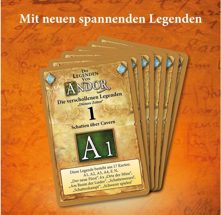 Produktbild Kosmos Die Legenden von Andor - Die verschollenen Legenden "Düstere Zeiten" (Deutsch)