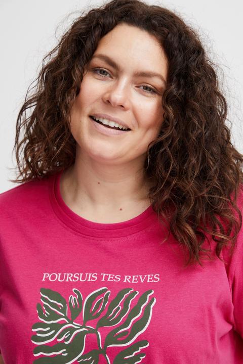 Actual product image Fransa Plus Size Selection - FPETTA TEE 1 - T-shirt - 20612958 (M)