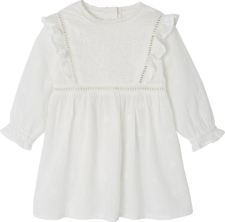 Image du produit Vertbaudet Ensemble festif pour bébé : robe, pantalon de jeu & bonnet (74)