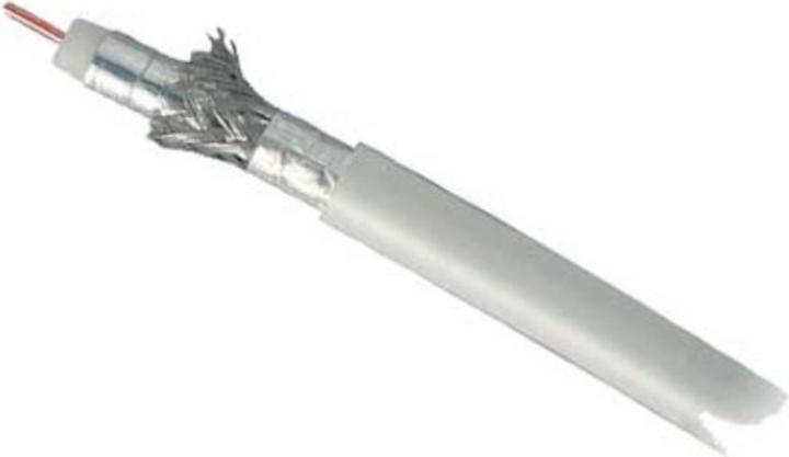 Actual product image Shiverpeaks S/CONN maximum connectivity SAT coaxial cable 1.0 / 4.8, triple shielded, 128x0.12mm ALU braid, 2 (110 dB, Antenna cable)
