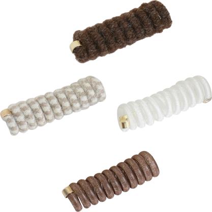 Trisa Fashion Long Twister Braun 4 Stk. (Haargummi)
