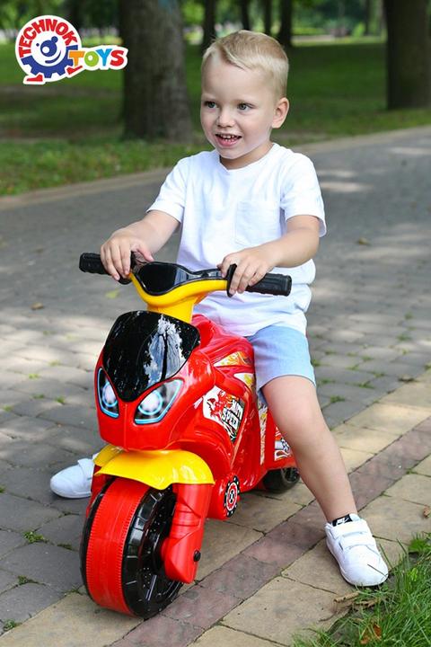 Actual product image Technok running motorbike red