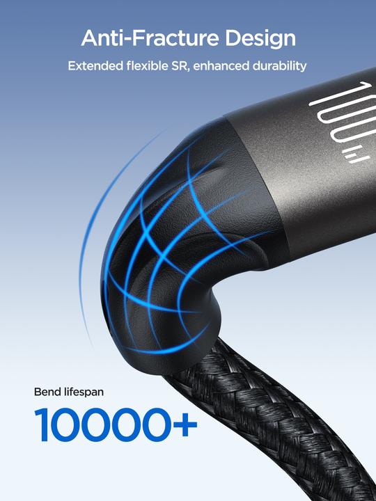 Actual product image Joyroom USB C - USB C (1.20 m, USB 3.2 Gen 1, 100 W)