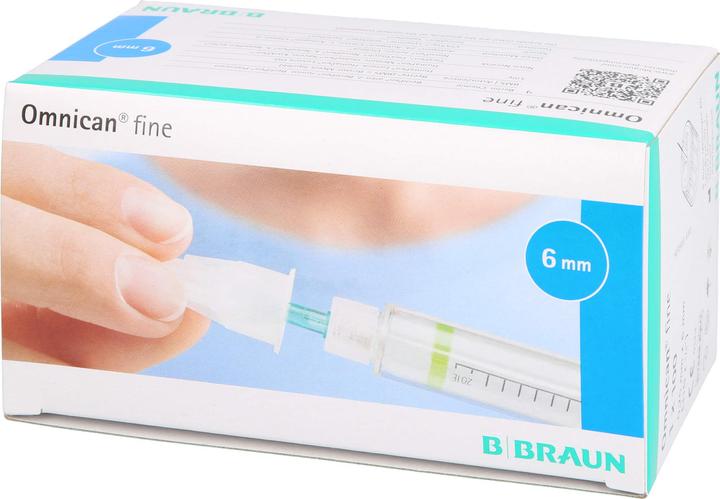 Actual product image B.Braun Omnican fine (31G) 0.25x6mm, 100 pcs KAN