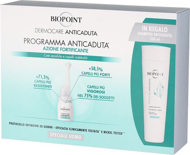 Immagine prodotto Biopoint Anticaduta Kit Uomo 20 x 6 ml + Shampoo 200 ml (200 ml)