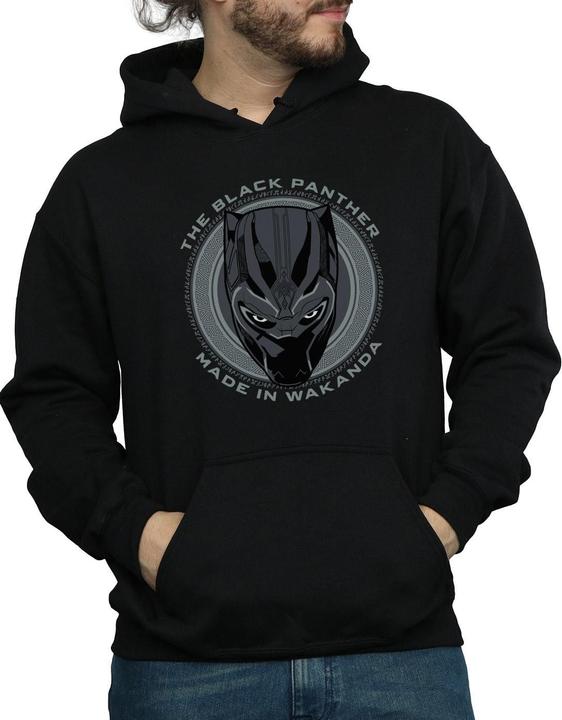 Immagine prodotto Black Made In Wakanda Felpa con Cappuccio Uomo (3XL)