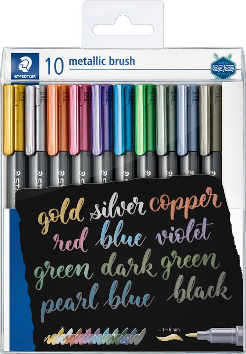 Staedtler Brosse métallique (Multicolore, 6 mm, 10 x)