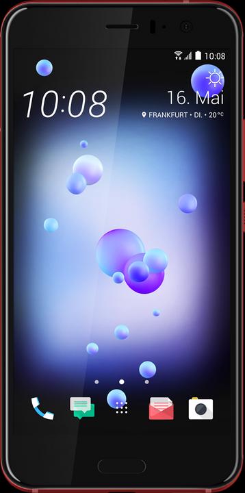 Produktbild HTC U11 (64 GB, Solar Red, 5.50", Hybrid Dual SIM, 12.20 Mpx, 4G)