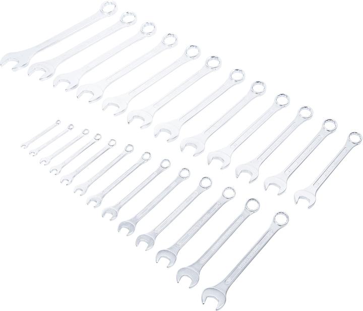 Produktbild BGS Maul-Ringschlüssel-Satz (32 mm, 14 mm, 22 mm, 16 mm, 15 mm, 10  mm, 6 mm, 21 mm, 23 mm, 20 mm, 27 mm, 31 mm, 9 mm, 18 mm, 8 mm, 13 mm, 25 mm, 19 mm, 29 mm, 12 mm, 7 mm, 17 mm, 26 mm, 28 mm, 30 mm, 11 mm, 24 mm)
