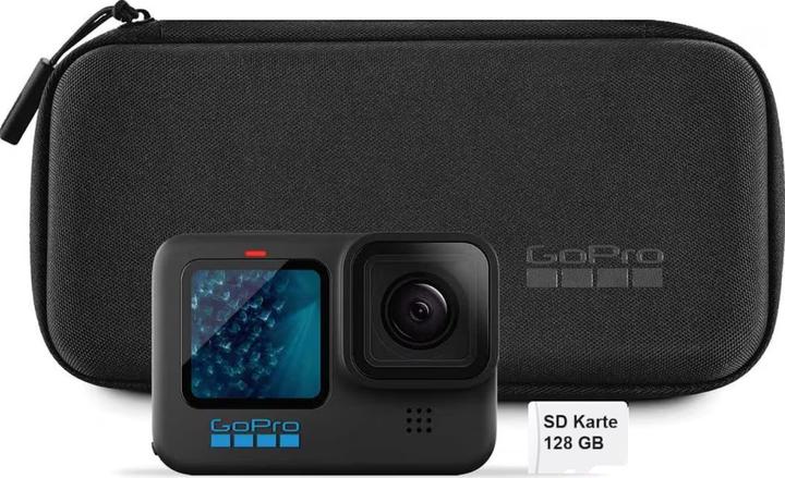 GoPro HERO11 Black Bundle (inkl. 64 GB MicroSDXC-Karte) (60p, Bluetooth, WLAN)