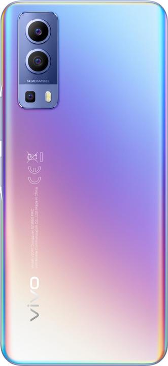 Produktbild Vivo Y72 5G (V2041) dream glow (128 GB, Violett, 6.57", Dual SIM, 64 Mpx, 5G)