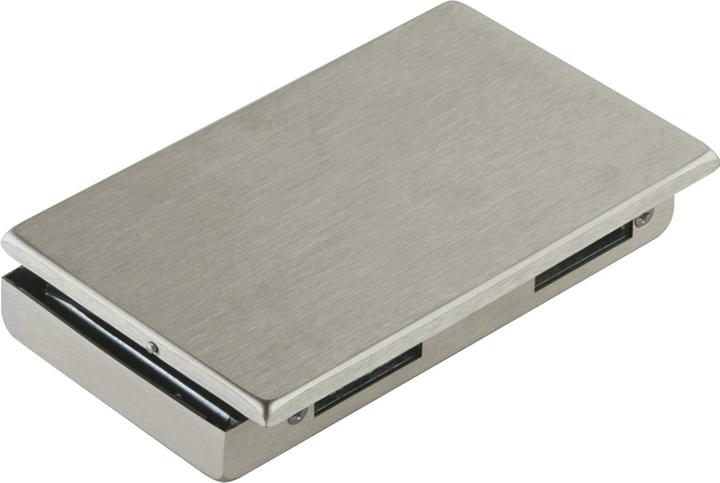 Dormakaba Counter case Junior Office 11.287, right, aluminium stainless steel effect