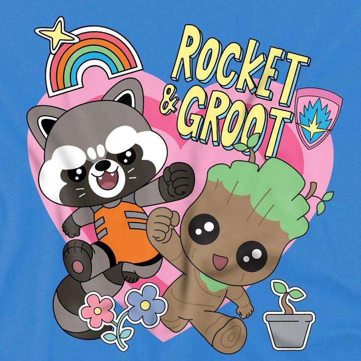 Immagine prodotto Guardians of the Galaxy BFF Maglietta Rocket e Groot Bambini (128)