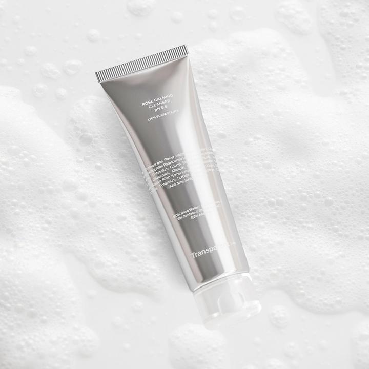 Image du produit Transparent Lab Rose Calming Cleanser pH 5.5 (Chiffons de nettoyage, 150 ml)