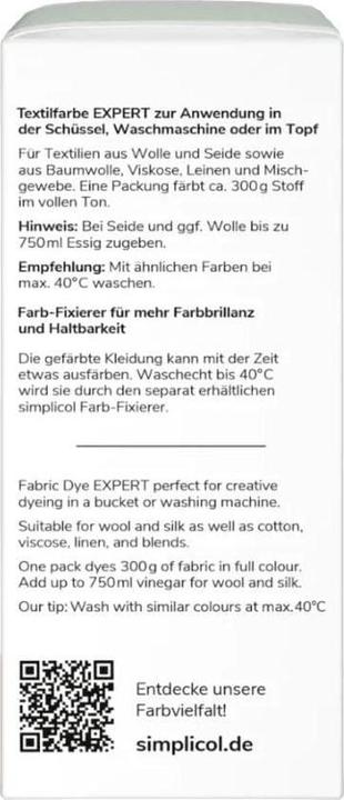 Produktbild Simplicol Textilfarbe expert (Salbeigrün)