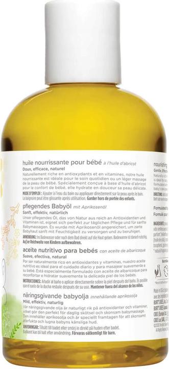 Actual product image Burt's Bees Nourishing Baby Oil
