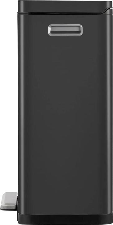 Actual product image EKO Treteimer X-Cube Tretmülleimer rechteckig 30 L schwarz mit extra breitem Pedal, gedämpftem Deck (30 l)