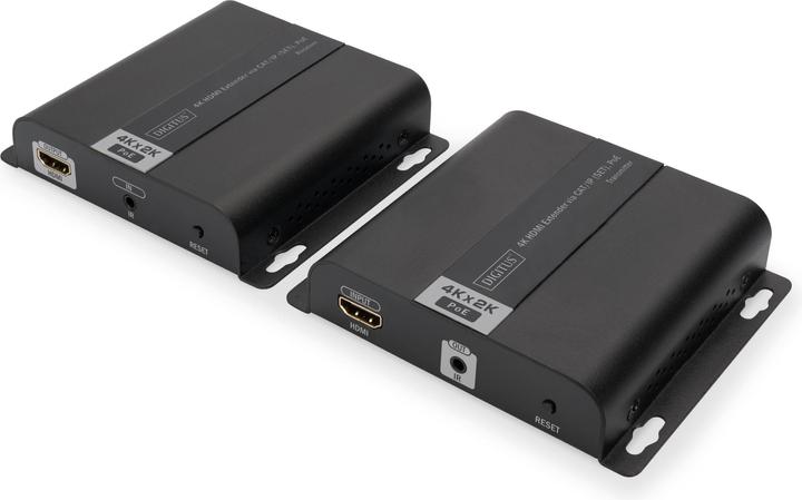 Produktbild Digitus 4K HDMI Extender CAT/IP IP/CAT 5,6 120m POE UHD 4K/30Hz