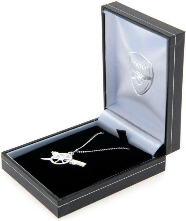 Immagine prodotto Arsenal FC Collana con ciondolo (100% argento sterling)