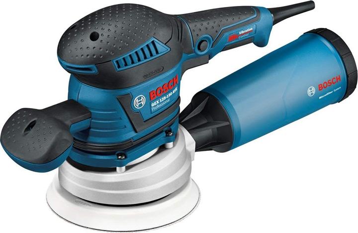 Bosch Professional GEX 125-150 AVE Set AVE incl. L-BOXX (Levigatrici rotorbitali, 400 W)
