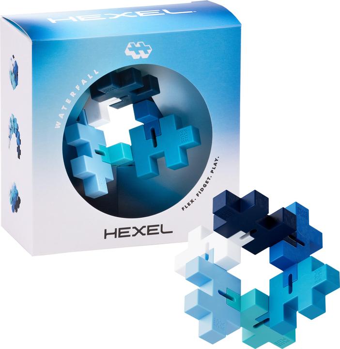 Image du produit Plus-Plus Blocs de construction Hexel Flex, bleu