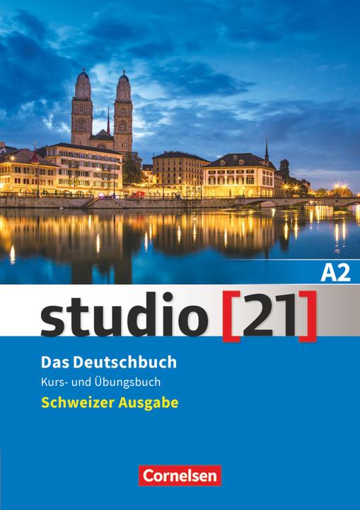 Produktbild studio (21) A2. Schweizer Ausgabe. Kurs- und Übungsbuch mit Lösungen (Deutsch, Hermann Funk, Christina Kuhn, Oliver Bayerlein, Britta Winzer-Kiontke, Silke Demme, Carla Christiany, 2017)