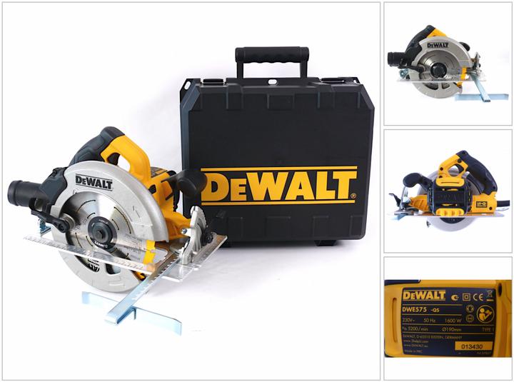 Produktbild DeWalt Kreissäge 1350 W, 190 mm + DWE575K-Gehäuse