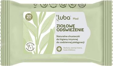 Actual product image Luba Med Herbal Refreshment Natural Intimate Hygiene Wipes 20 Pcs. (Intimate wipes)