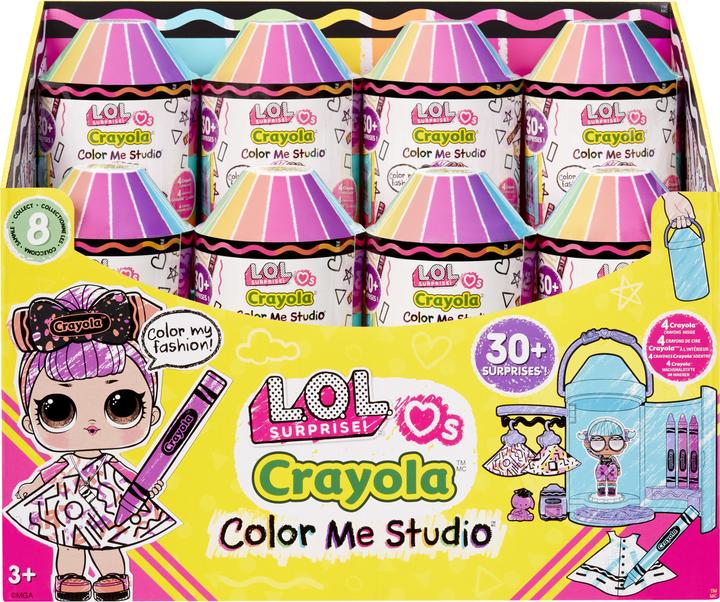 Produktbild MGA L.O.L. Surprise! Loves CRAYOLA Color Me Studio Asst in PDQ