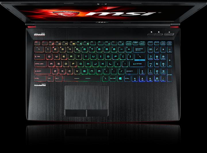 Actual product image MSI GE62 Apache Pro (15.60", Intel Core i7-6700HQ, 16 GB, 256 GB, CH)