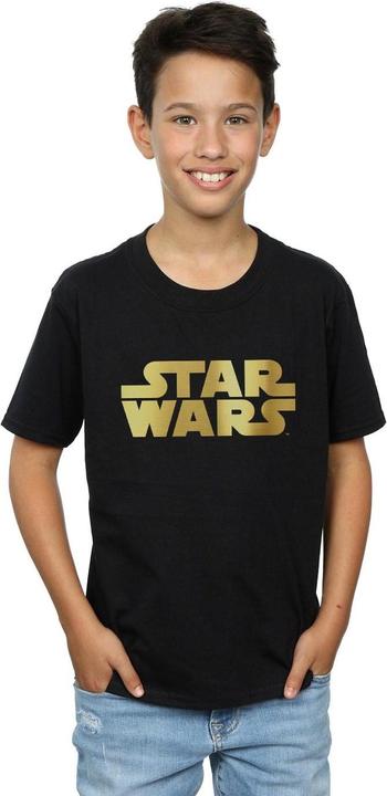 Produktbild Star Wars Gold Logo TShirt Jungen (128)