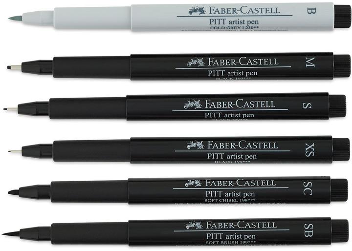 Produktbild Faber-Castell Manga Mangaka (Schwarz, 6 x)