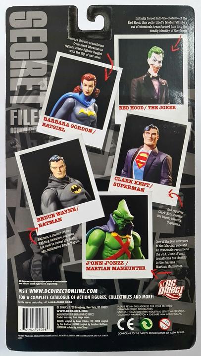 Actual product image DC Direct Secret Files Series 2: Unmasked action figure J'Onn J'Onzz / Martian Manhunter