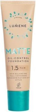 Actual product image Lumene Matte Oil-Control Foundation Spf20 1.5 Fair 30ml (Fair)