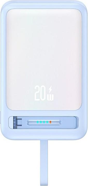Usams Powerbank XM Series CD219 10000mAh Magnetic Wireless niebieski (22.50 W)