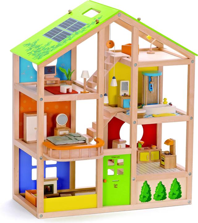 Produktbild Hape Vier-Jahreszeiten-Haus möbliert