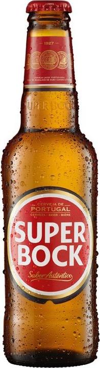 Actual product image Unicer SUPER BOCK beer box 24 x 330 ml / 5.2 % Portugal (24 x 33 cl)