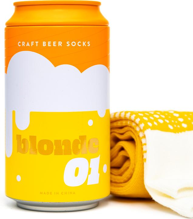 Immagine prodotto Luckies Calzini da birra artigianale - Biondo (Taglia unica)