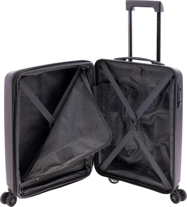Actual product image Wüsthof 1700 4-wheel cabin trolley 55 cm with stretch fold (36 l, Hand luggage (up to 50 litres))
