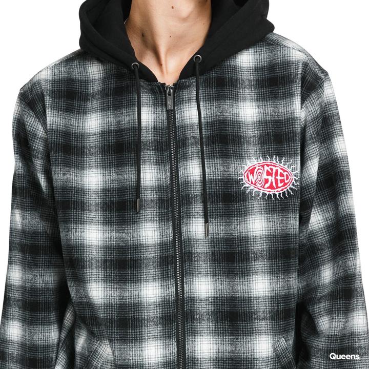 Actual product image Wasted Paris hoodie shadow plaid love (M)