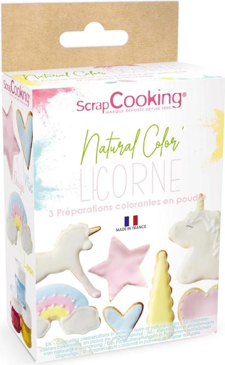 Produktbild ScrapCooking Farbpulver-Pack - Einhorn (3St.)