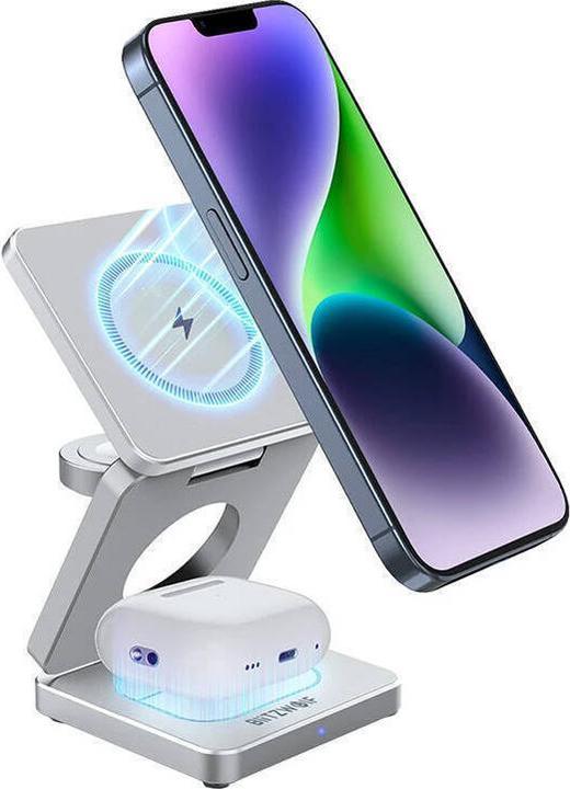 Actual product image BlitzWolf Wireless charger 3in1 BW-IW30 (20 W)