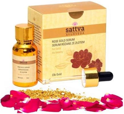 Image du produit Sattva Ayurveda Rose Gold Sérum à la rose avec or pour le visage 15Ml (15 ml)