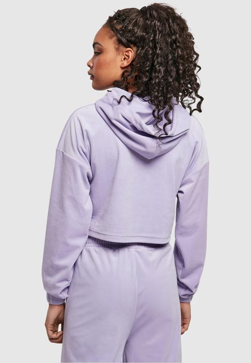 Immagine prodotto Urban Classics Felpa da donna con cappuccio ritagliata in velluto oversize (S)