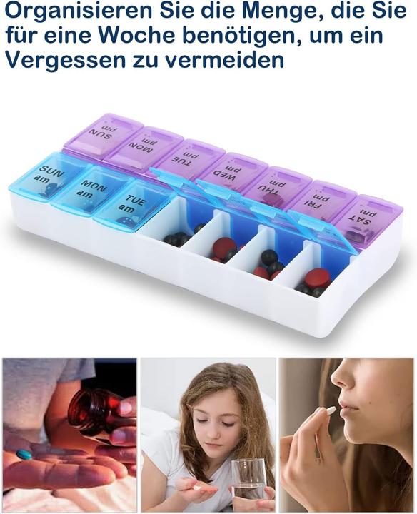 Produktbild Cbx Tablettenbox 7 Tage - morgens und abends